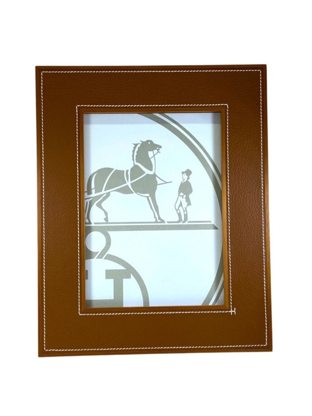 Hermes Playard MM Photo Frame Seller Stitch Height 01 Leather Fauve Brown